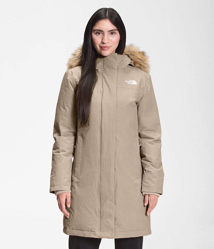 Parka The North Face Mujer Arctic - Colombia LMCXBR803 - Beige